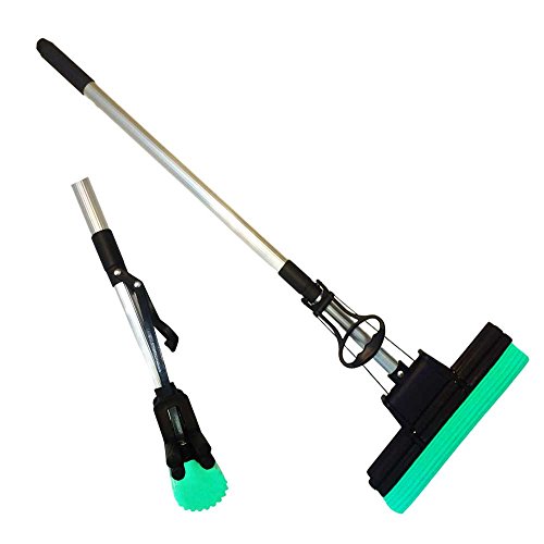 PVA Ultra Super Absorbent Professional Double Roller Sponge Foam Mop and Extra Head