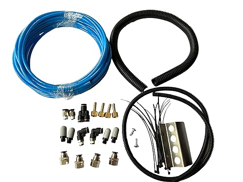 Glyqxa Universal 4 Point Differential Breather Kit Compatible with Toyota Landcruiser Hilux Prado Navara X-Trail Mitsubishi Trition (G-BRKIT-TA001M)