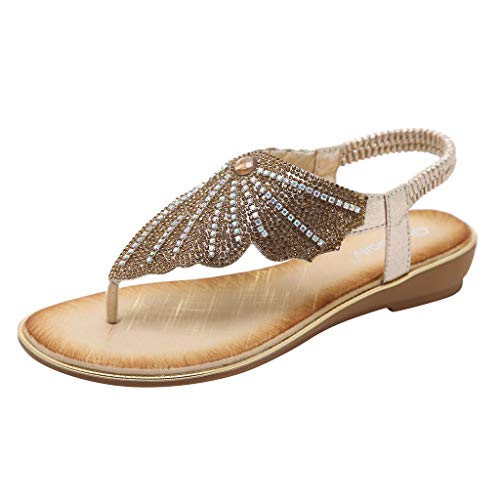 Sandales en cristal papillon pour femmes élégantes et décontractées