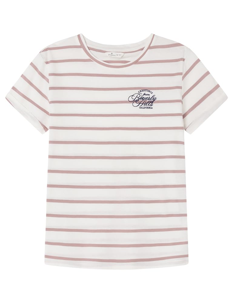 SPRINGFIELD Frqs Basic Logo T-Shirt Women, Multicoloured, L