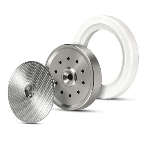 58Mm Shower Screen Holder & Silicone Gasket Set For Breville/For Sage Espresso Machines, 900 Series, BES900XL BES920XL BES980XL BES990, Stainless Steel Coffee Machine Shower Screen Filter