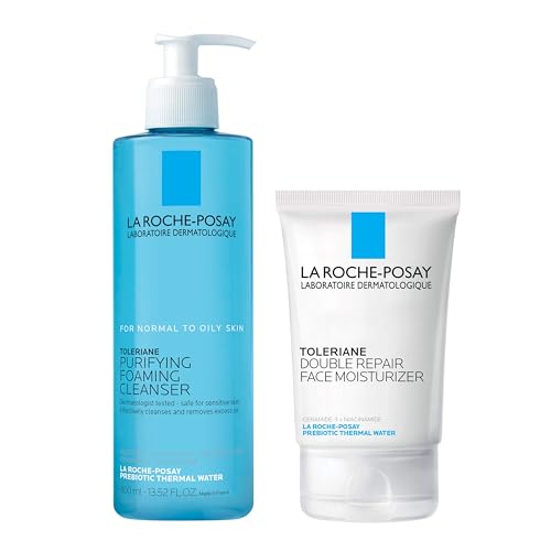 Bundle of La Roche-Posay Toleriane Purifying Foaming Facial Clean...