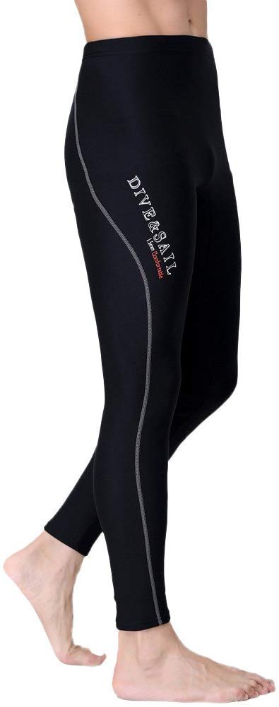 Spodnie neoprenowe, 1,5 mm sporty wodne, długie spodnie unisex Grau für Männer M