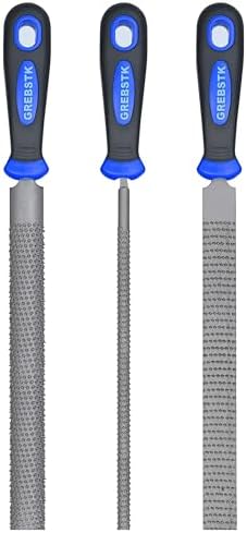 WOODSTOCK D3113 3-Piece Wood Rasp Set with Rubber Handles - File ...