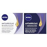 NIVEA Crema de Día Antiarrugas + Hidratación (1 x 50 ml) + NIVEA Crema de Noche Antiarrugas + Hidratación (1 x 50 ml) Ayuda a regenerar la piel y a reducir las arrugas
