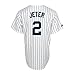 MLB New York Yankees Derek Jeter Pinstripes Baseball Jersey Spring 2012 Men's