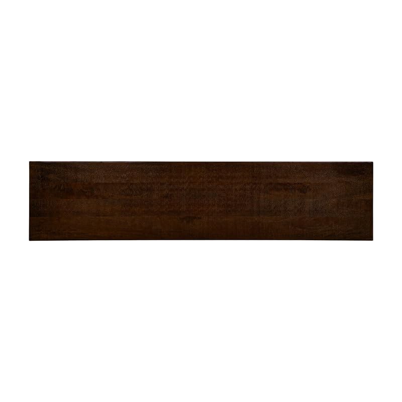 Image of 100cm Long Solid Wood Console Table for Bedroom, Home Entrance and Living Room. Mid-Century Modern Style Console Table. Home Entrance Decorative Table (Walnut, 100 * 30 * 77 Cm)