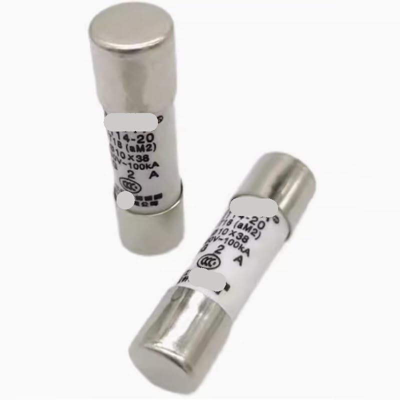 Fusible céramique 16A NURII 10x38mm AC 500V cylindrique à fusion rapide pour circuit