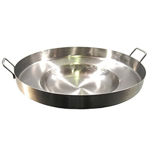 Comal Stainless Steel 22″ Acero Inoxidable Concave Outdoors Stir Fry Heavy Duty Comal Para Freir
