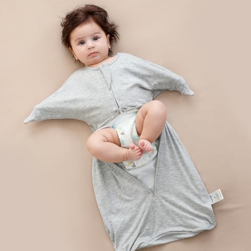 Image of PuppyPaws Baby Sleep Sack, Transitional Swaddle, Swaddles for Newborns,1.0 Tog Sleep Sack 6-9 Months, Wearable Blanket Baby with 2-Way Zipper