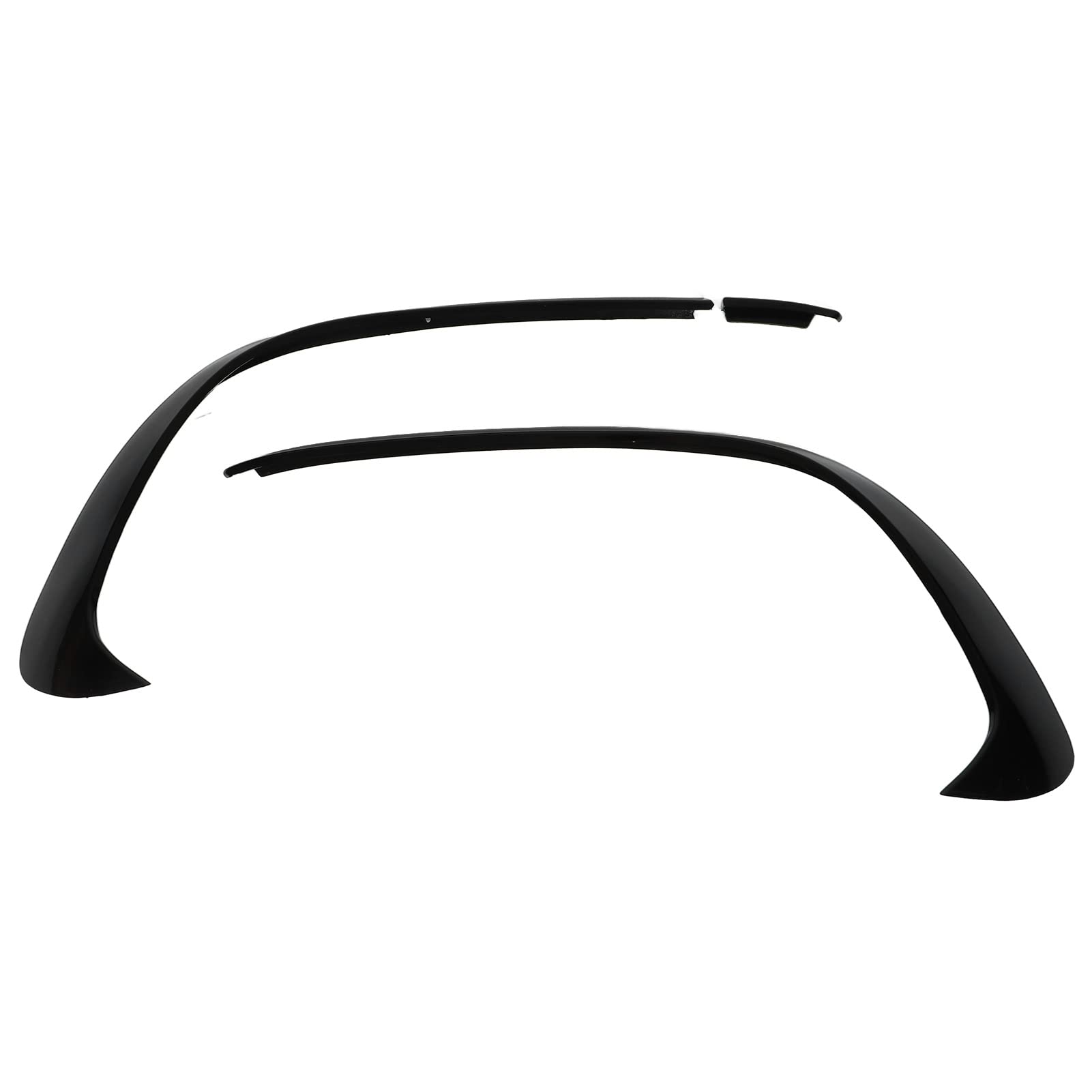 Yosoo Health Gear Sostituzione Spoiler Paraurti Anteriore Nero Lucido 3 Pezzi per Classe A W176 AMG-Line 2015-2018