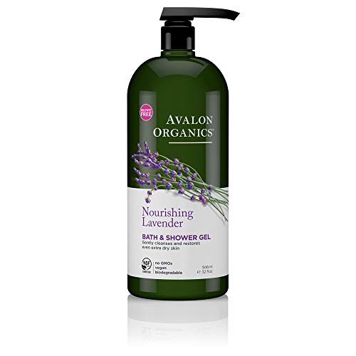 Avalon Organics Nourishing Lavender Bath & Shower Gel, 32 oz.