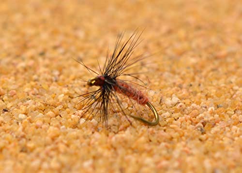 Tenkara Fishing Flies Various Kebari Styles and Hook Sizes - Pack of 6 (Idaho Killer Kebari Hook #12)