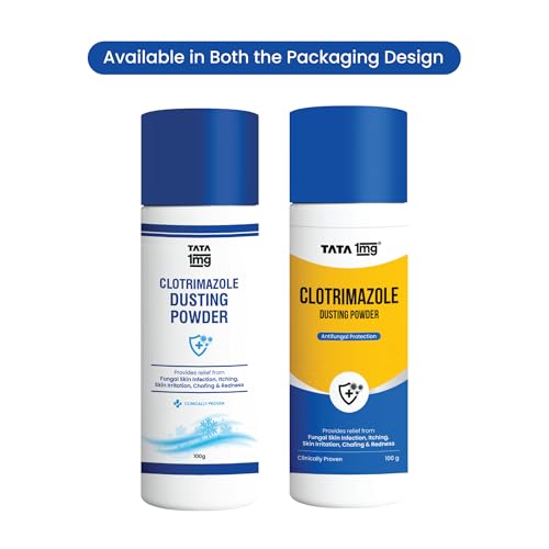 Image of TATA 1MG Antifungal Dusting Powder for Sweat Rash, Itching, Skin Irritation, Chafing & Redness, 100g