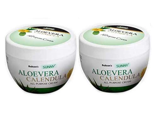 BAKSON'S SUNNY Herbal Multi Purpose Aloevera Calendula Cream 250g (Set of 2)