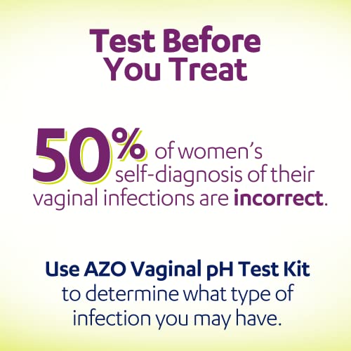 Image of AZO Vaginal pH Test Kit, Clinically-Tested Vaginal Infection Test Kit, FSA /HSA Eligible, Fast & Accurate Results, from The #1 Most Trusted Urinary Health Brand, 2 Self-Tests (Pack of 2)