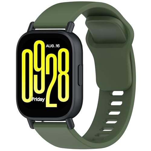 iPartsonline シリコンバンド Xiaomi Redmi Watch 5 Active/Watch 5 Lite 22mm対応 ラバーウォッチストラップ クイックリリーススポーツリストバンド