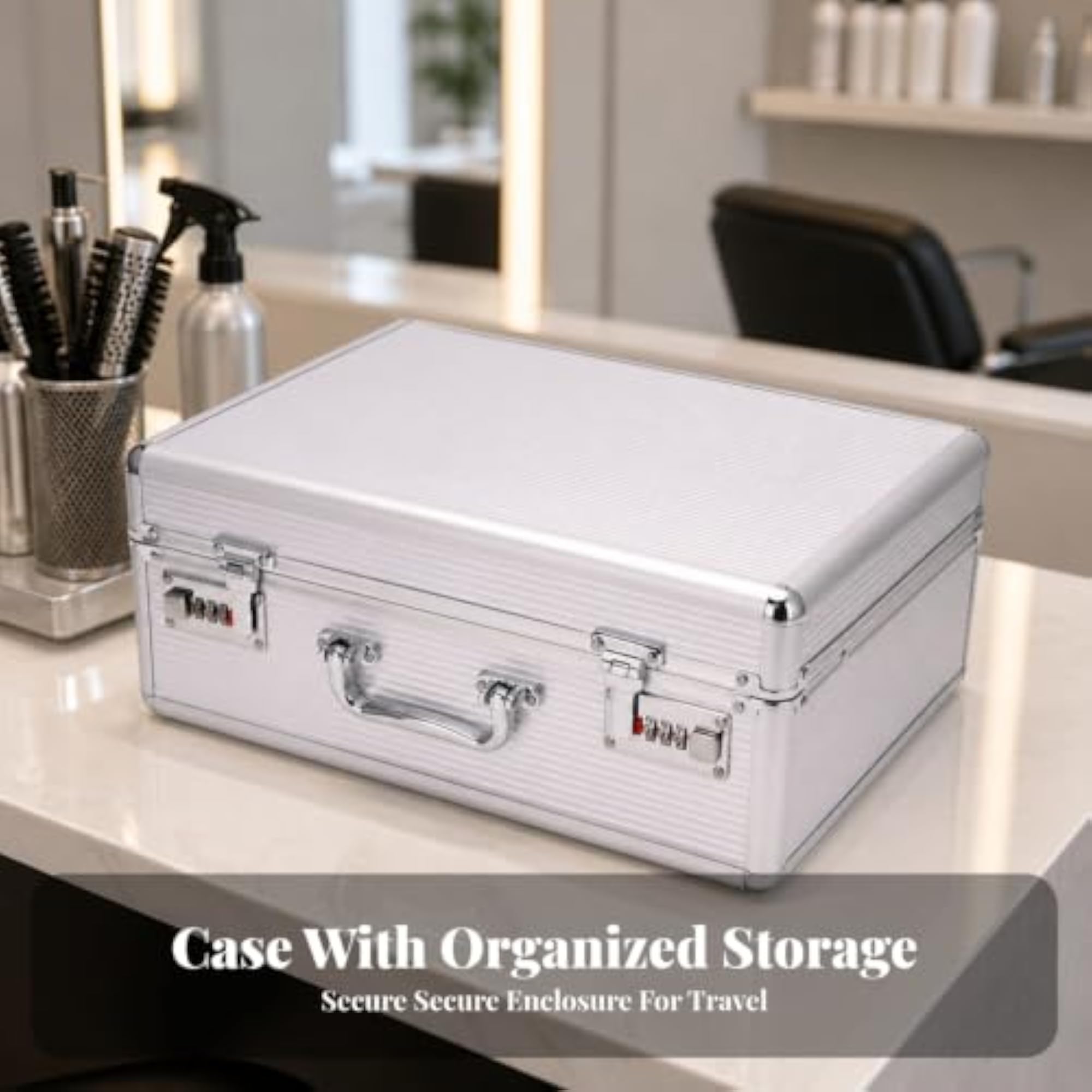 Lightweight Portable Hairdressing Case, Organizer