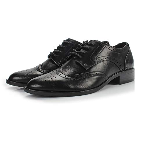 Berry-Womens-Comfortable-Low-Heels-Casual-Oxford-Perforated-Brogue-Daily-Shoe