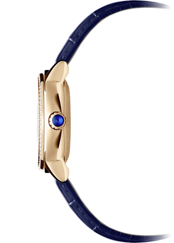 Raymond Weil Maestro Women’s Automatic Watch, Moon Phase, Diamonds, Arabic Numerals, Rose Gold PVD Plating, Genuine Leather Strap, 34mm (Model: 2139-P5S-05909)2