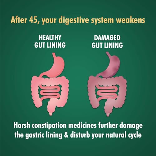 Vansaar 45+ Isabgol Gut Relief (Sugar free) 100g| Relieves Constipation, Gas & Bloating| Enriched with Isabgol Psyllium Husk & 6 Proven Ayurvedic Herbs for Gut Health| Gentle Laxative,Non-Habit forming