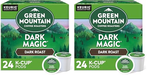 Image of Green Mountain Coffee Roasters Dark Magic, Single-Serve Keurig K-Cup Pods, Dark Roast Coffee, 24 Count (Pack of 2)