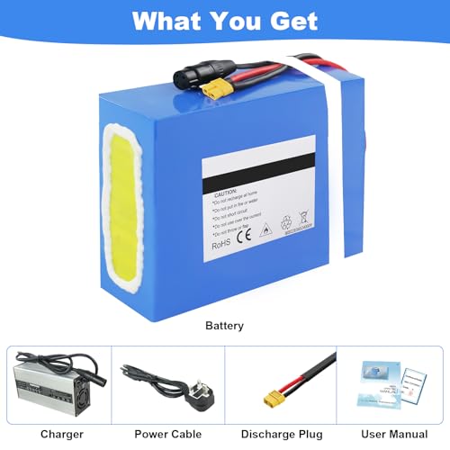 72V 40Ah Ebike Battery, Lithium Electric Bike Battery with 4A Fast Charger, 100A BMS, Electric Bicycle Lithium Battery Pack for 48V/60V/72V 250W-5600W Motor, UK Warehouse - Image 5