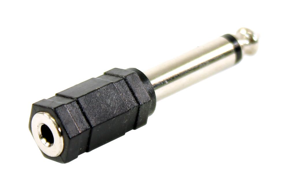 Plugger Adaptateur mini Jack femelle/mâle mono Noir