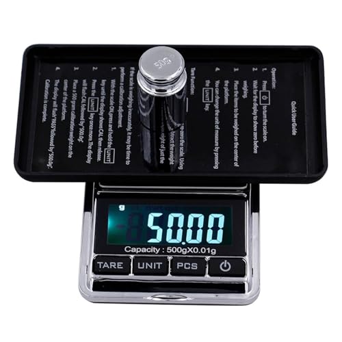 Báscula digital, Báscula electrónica for joyería, balanza de gramos, precisión de 0,01 for oro, mini báscula de bolsillo.