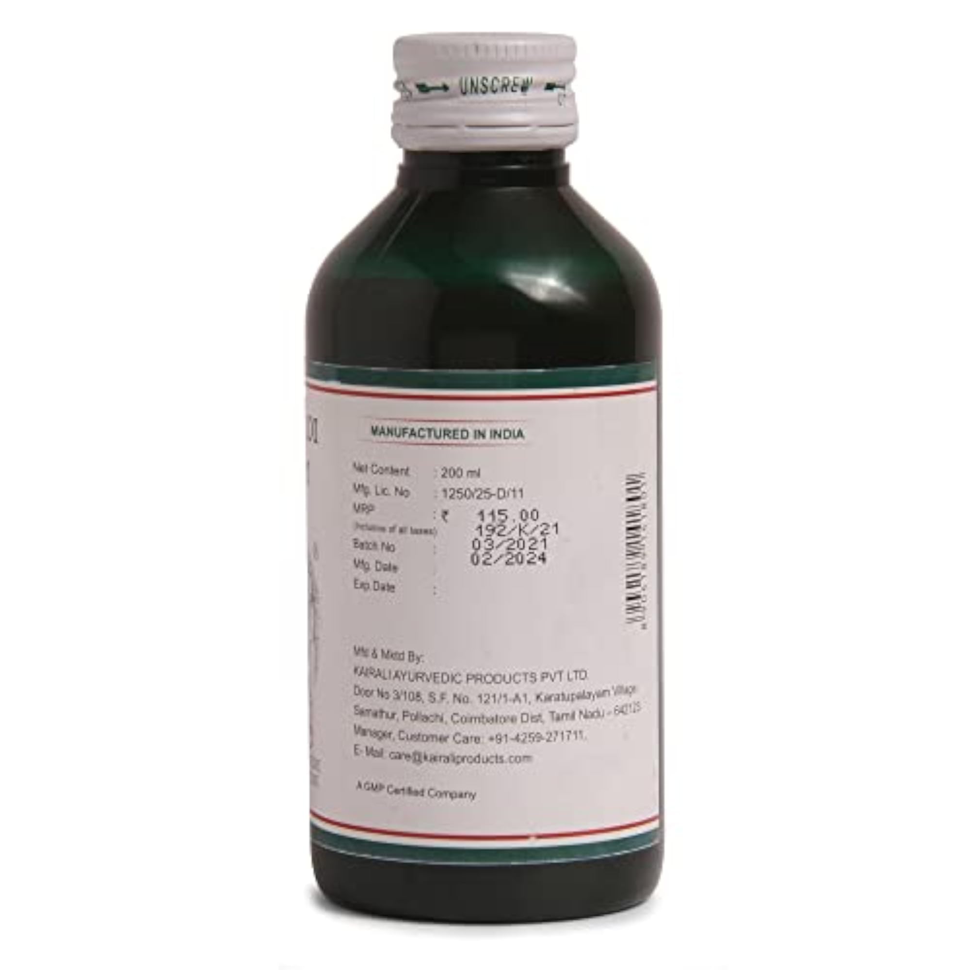 Sahacharadi Kashayam Herbal Tonic, 200ml