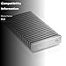 OWC Express 1M2 40Gb/s Portable NVMe SSD USB4 (Thunderbolt Compatible/USB-C) Ultra Fast External SSD Drive with Aluminum Heat Sink Enclosure (Enclosure Only)