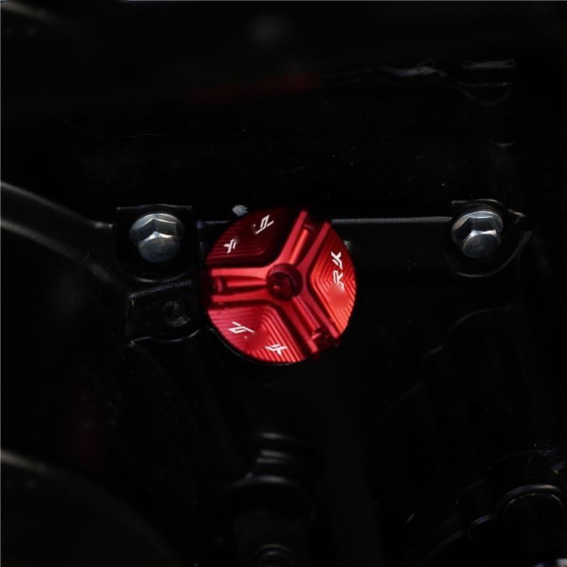 Miniatura 2 de Para B&enelli para TRK 251502502X302 para TRK251 TRK502 TRK502X cubierta de tapón de llenado de motocicleta (color  rojo)