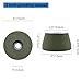 HONGUIS 3 Inch Green Silicon Carbide Grinding Stone Wheel,Flaring Cup Wheel for Granite Marble Concrete Masonry with 5/8