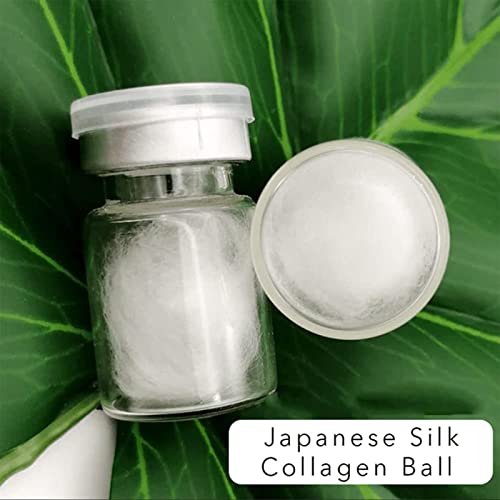 Japanese Silk Collagen Ball, Japanese Water-Soluble Silk Collagen Ball, Natural Silk Protein Anti Aging Essence, Firming Wrinkle Removal Facial Serum (10Pcs) #TOP4