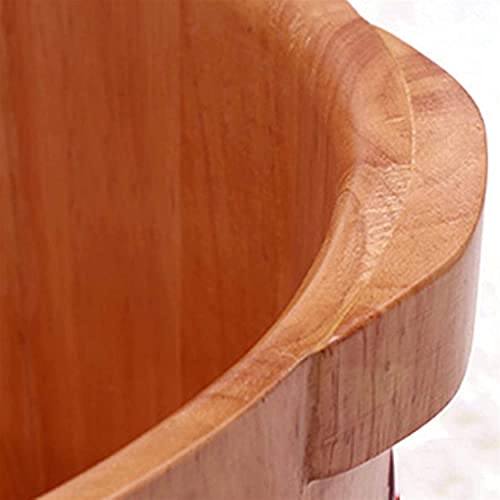 Spa de pies de madera natural de cedro para uso doméstico miniatura 3