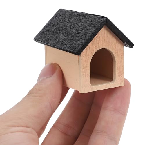 TOPPERFUN Casa De Boneca 1:12 Modelo De Casa De Animais De Estimação Em Miniatura De 2 Polegadas Dec