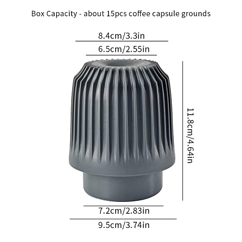 Cafemasy Coffee Capsules Recycling Knock Box Coffee Capsule Recycler Box Tool For Separate Coffee Grounds And Aluminum Capsules Compatible With Nespresso Aluminum Capsules Originalline #TOP6