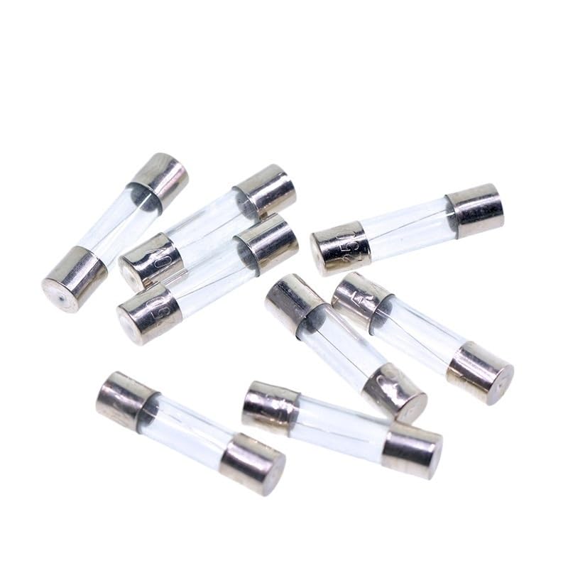 10 piezas fusibles de tubo de vidrio de acción rápida 5x20mm y 6x30mm 250V 5A miniatura 2