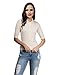 Produktbild Vincenzo Boretti Damen Strickjacke Polo-Kragen modern elegant Chick edel weich Cardigan Strick-Pullover Struktur-Strick Ecru L