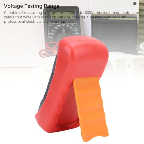 Multimètre Numérique Voltmètre Précis de 200mV à 600V avec Écran LCD Rétroéclairé Antidérapant - 4