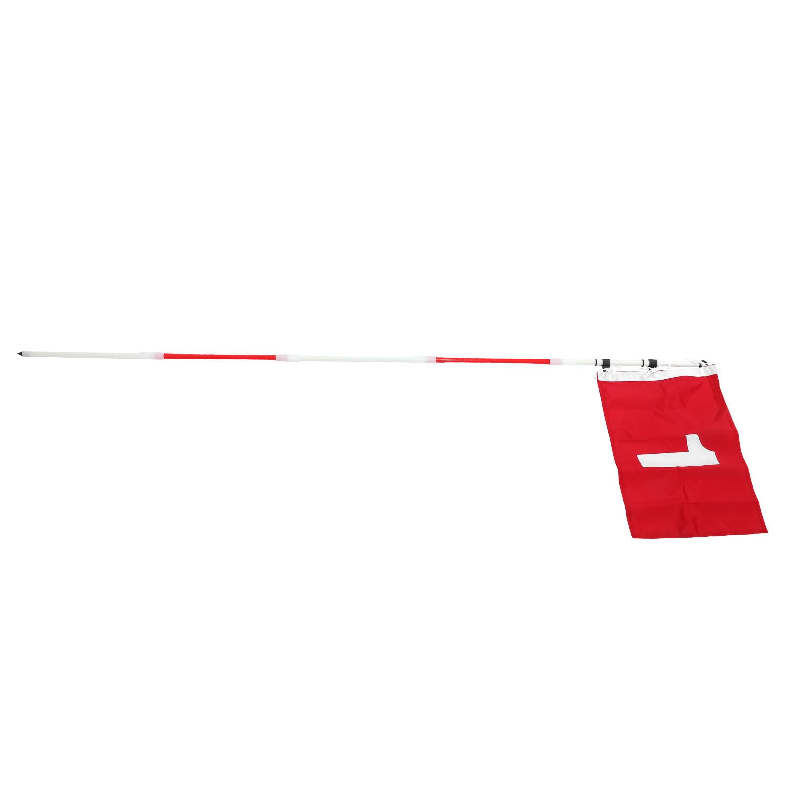 Kichvoe Bandera de Golf Portátil Secciones con Copa y Poste para Práctica Patio Trasero Accesorio Resistente para Putting y Campo de Golf
