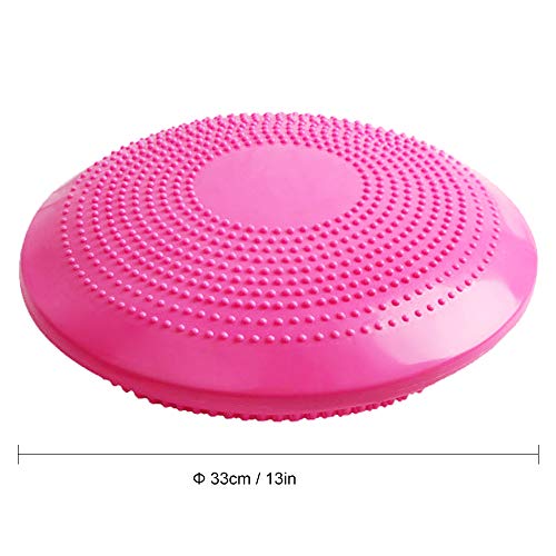 Lixada-Balance-Cushion-33cm-Yoga-Balance-Disc-Inflatable-Stability-Cushion-Stability-Board-with-Free-Hand-Pump
