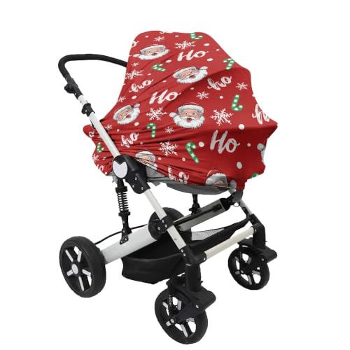 Image of Christmas Santa Car Seat Covers Canopy Cover, Machine Washable