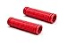 Produktbild vhbw Lenkergriffe, Fahrradgriffe, rot, 23mm passend für Fahrrad