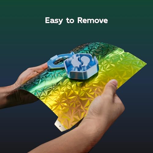 Strukturierte PEI Bauplatte für Neptune 3 Plus/Neptune 4 Plus 3D-Drucker, 330x330mm Strukturierte PEI Bauplatte + glatte PEO-Platte 3D-Drucker, flexible, abnehmbare Plattform aus Federstahl – Bild 5