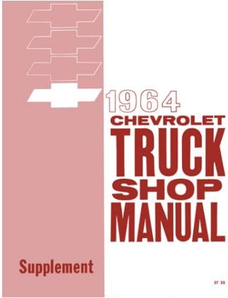 1964 Chevrolet Truck Shop Service Repair Manual Supplement Engine Drivetrain Electrical