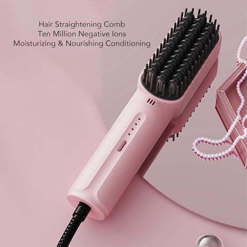 Cepillo alisador ionico 4 temperaturas 160-220°C rosa miniatura 5