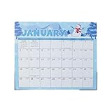 Vielseitiger magnetischer Kalender, monatliche Planungstafel, 12,99 x 11,42 Zoll großer Kühlschrankplaner mit Metallmagneten, Planungsorganisator aus dickem Papier, Haushaltsmanager mit klarem Layout