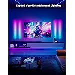 Govee Glide Wall Lights, RGBIC LED Light, Smart Gaming Light Works with Alexa and Google Assistant, RGB Light Bar, LED Wall Lights for Bedroom, 2 Panels Set (3 Sections/Panel) - Image 2