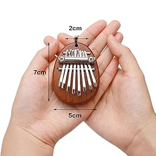 HXHWKEN Piano à Pouce Kalimba à 8 Touches Mini Pianos à Doigt en Bois Massif Portable Marimba Instrument de Musique pour… - Les Beatles, Paul McCartney, John Lennon, RIngo Starr, George Harrison HXHWKEN Piano à Pouce Kalimba à 8 Touches Mini Pianos à Doigt en Bois Massif Portable Marimba Instrument de Musique pour… – Image 2